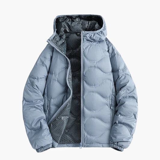 Men's puffer jacket urban style warm and lightweight