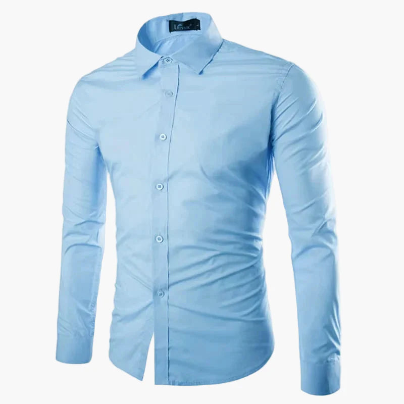 Elegantes Herrenhemd Slim Fit mit langen Ärmeln für Business und Freizeit