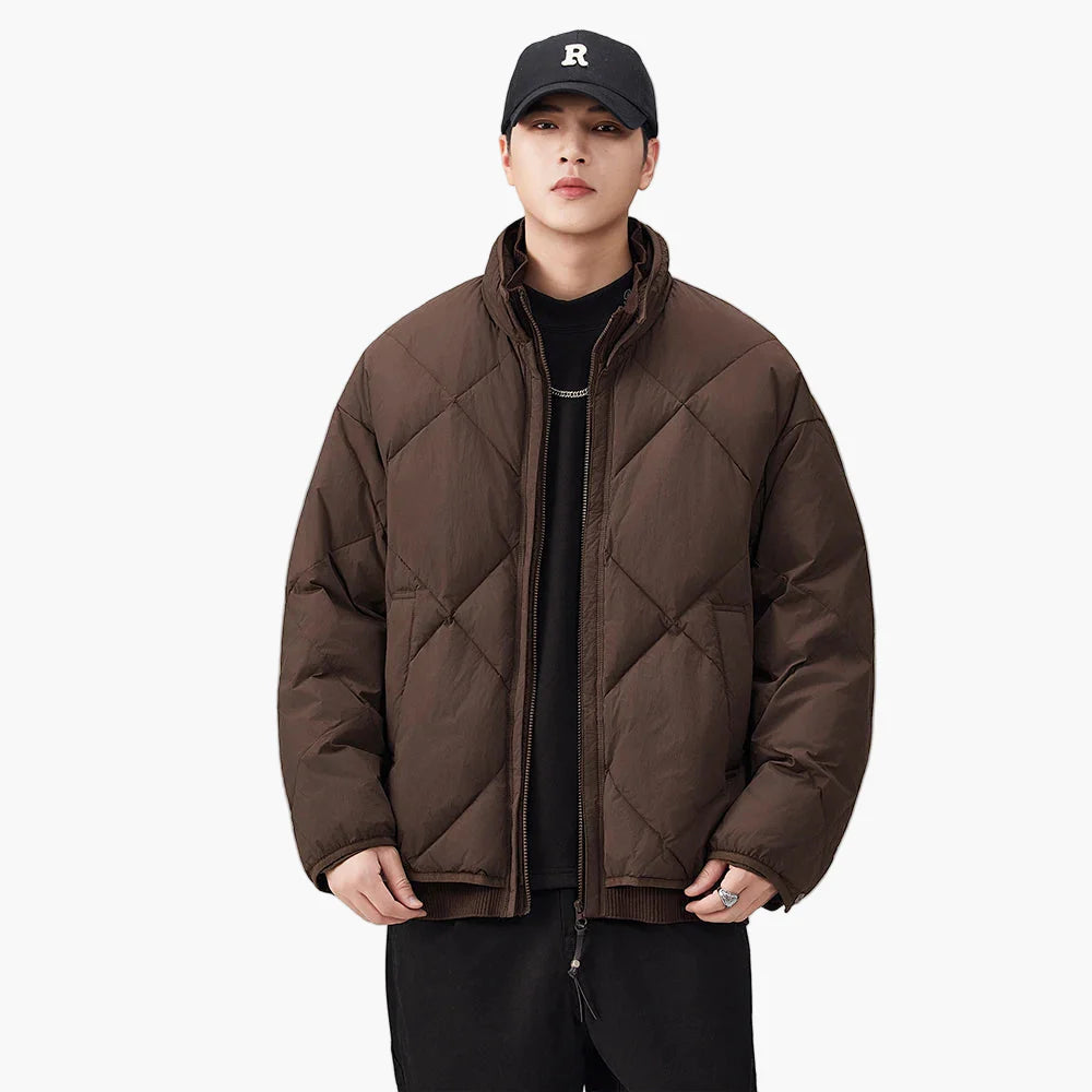 Chaqueta acolchada casual para hombre – Estilo urbano y comodidad diaria