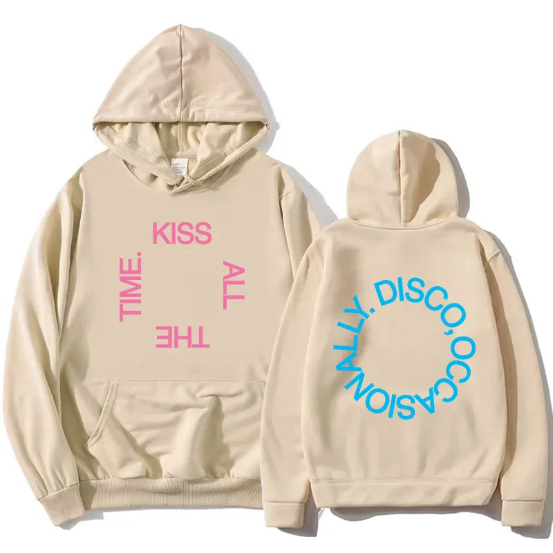 Sweat à capuche unisexe avec imprimé graphique devant et dos, plusieurs motifs et couleurs