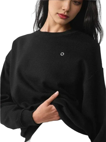 Lös sweatshirt för kvinnor i urban avslappnad stil
