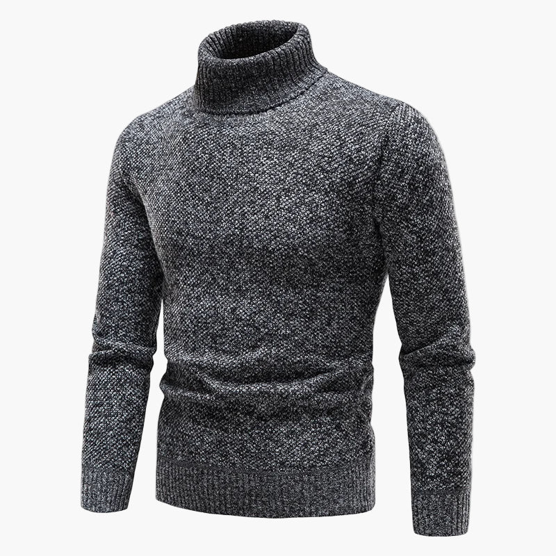 Herregenser med høy hals, klassisk stil – Urban eleganse og daglig komfort