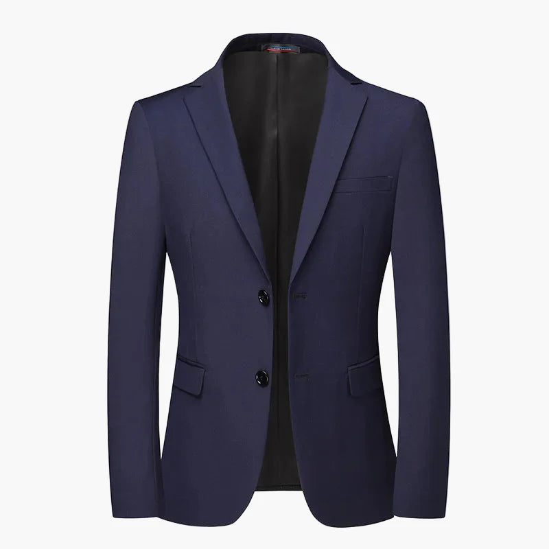 Elegant men's two-button suit jacket for business and ceremonies