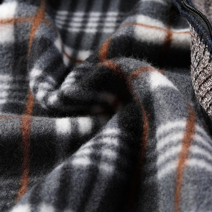 Męski sweter bez rękawów w stylu casual z zamkiem na jesień i zimę
