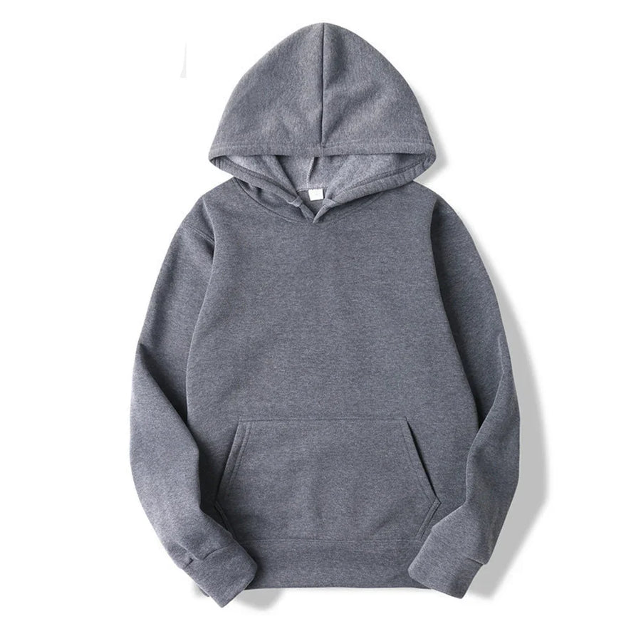 Felpa unisex con cappuccio, tasca a marsupio e cordoncino regolabile