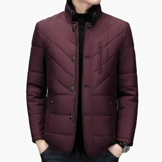 Elegante gewatteerde jas voor heren, moderne stijl, ideaal voor de winter en informele gelegenheden