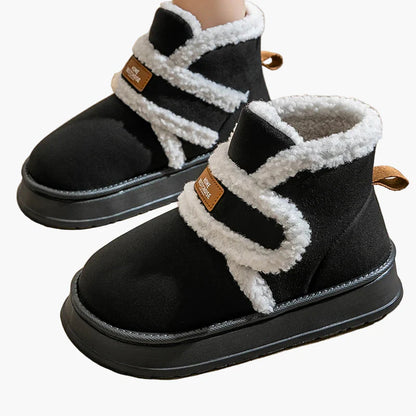Zapatillas botines de interior cálidas para mujeres, estilo acogedor y comodidad diaria