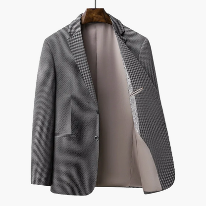 Giacca da uomo elegante stile business, taglio moderno, ideale per ufficio ed eventi formali