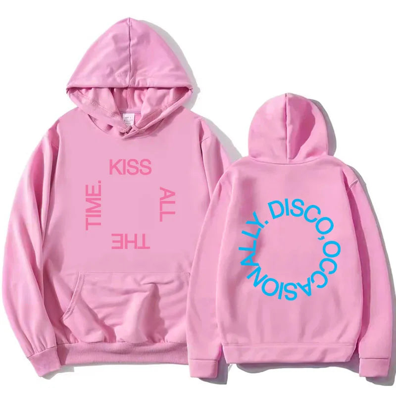 Sweat à capuche unisexe avec imprimé graphique devant et dos, plusieurs motifs et couleurs