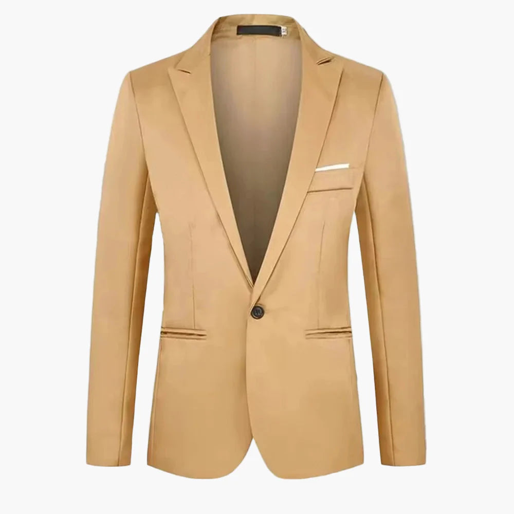Elegante herenkostuumjas in zakelijke stijl – Ideaal voor kantoor en formele gelegenheden