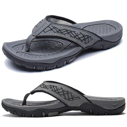 Tongs de sport homme avec soutien de la voûte plantaire – Sandales confort pour marche, plage et activités extérieures