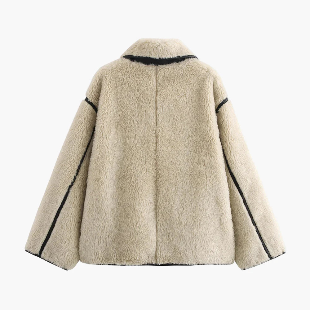 Chaqueta de invierno para mujer estilo casual chic para tiempo frío