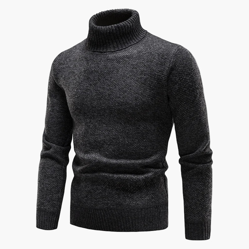 Herregenser med høy hals, klassisk stil – Urban eleganse og daglig komfort