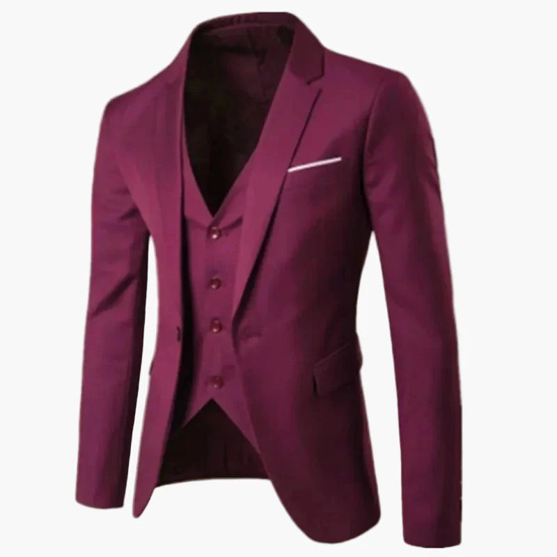 Elegante Herrenanzugsjacke in Slim-Fit für Geschäftliches und formelle Anlässe
