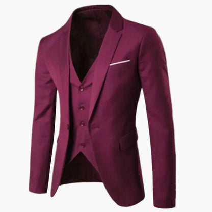 Elegante Herrenanzugsjacke in Slim-Fit für Geschäftliches und formelle Anlässe