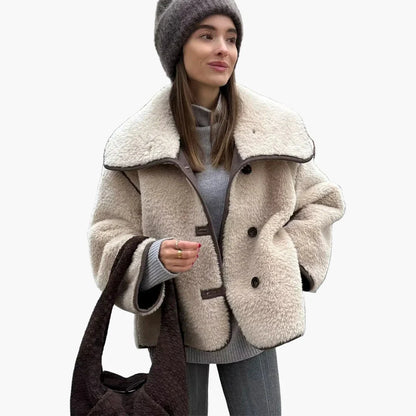 Chaqueta de invierno para mujer estilo casual chic para tiempo frío