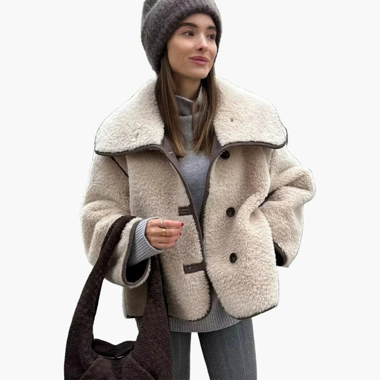 Chaqueta de invierno para mujer estilo casual chic para tiempo frío