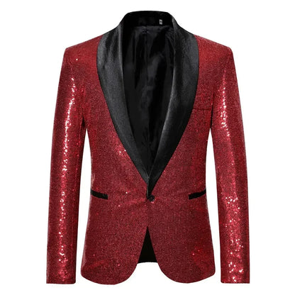 Elliott – Blazer Homme avec Paillettes pour Fête et Scène