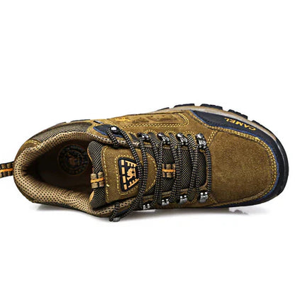 Men's orthopedic comfort hiking shoes for outdoor trekking