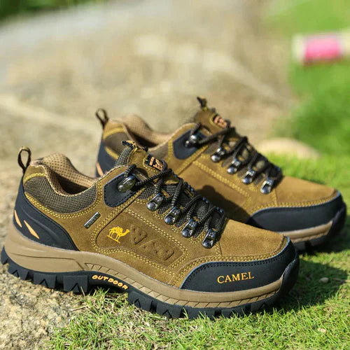 Men's orthopedic comfort hiking shoes for outdoor trekking