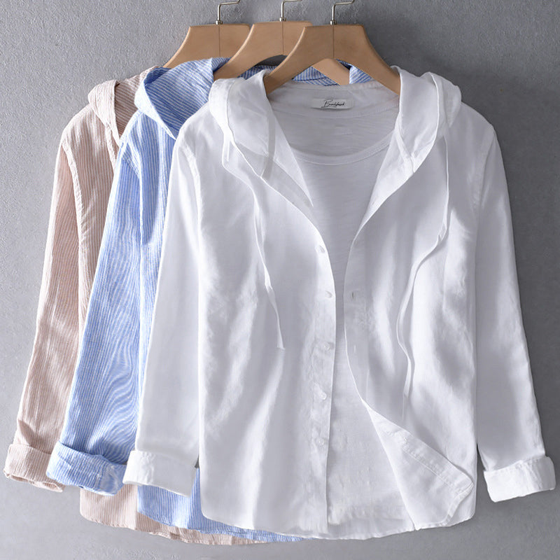 Chemise à capuche élégante pour femme – Style décontracté et polyvalent