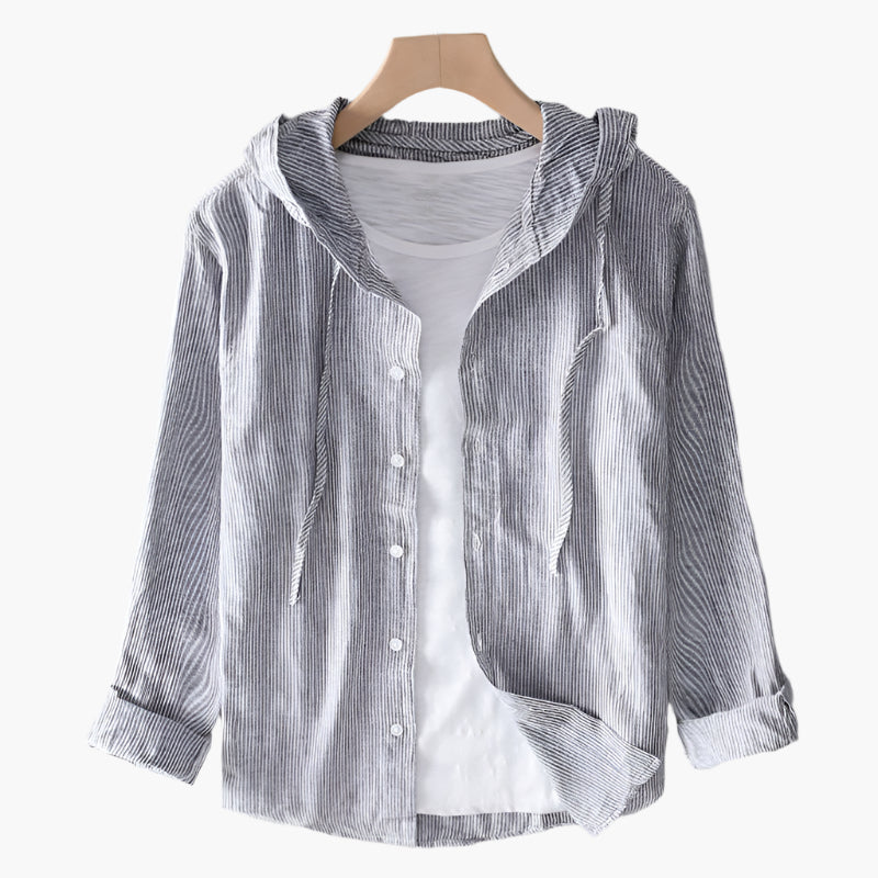 Chemise à capuche élégante pour femme – Style décontracté et polyvalent