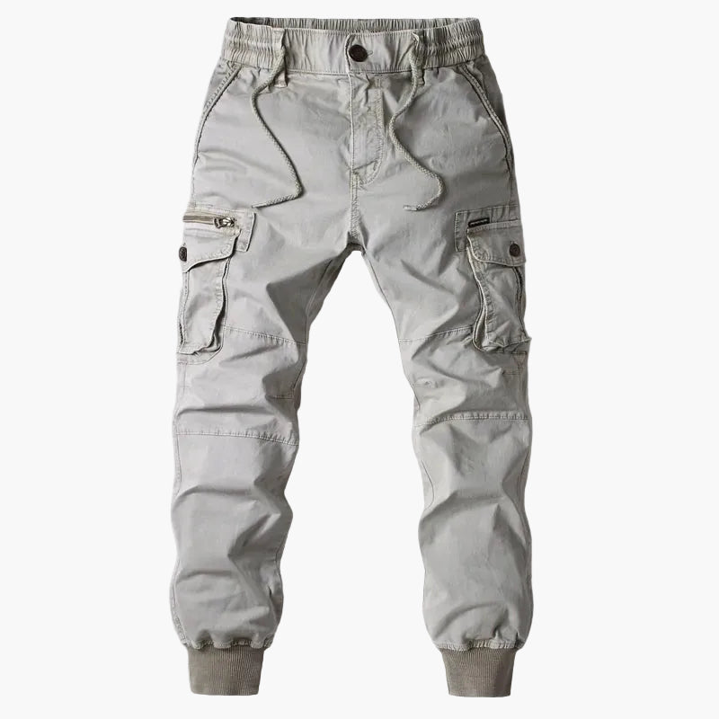 Pantalon cargo tactique style jogging pour homme, poches multiples, urbain et décontracté