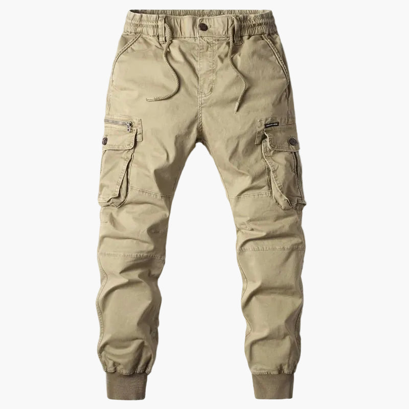 Pantalon cargo tactique style jogging pour homme, poches multiples, urbain et décontracté