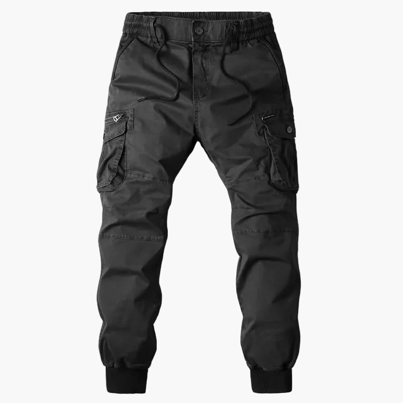 Pantalon cargo tactique style jogging pour homme, poches multiples, urbain et décontracté