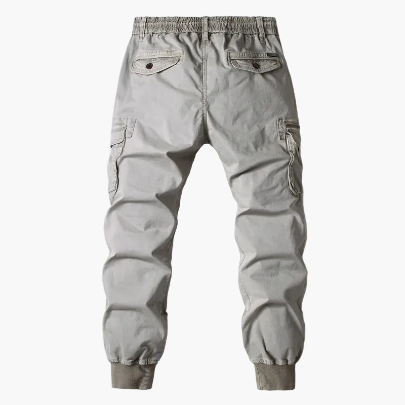 Pantalon cargo tactique style jogging pour homme, poches multiples, urbain et décontracté
