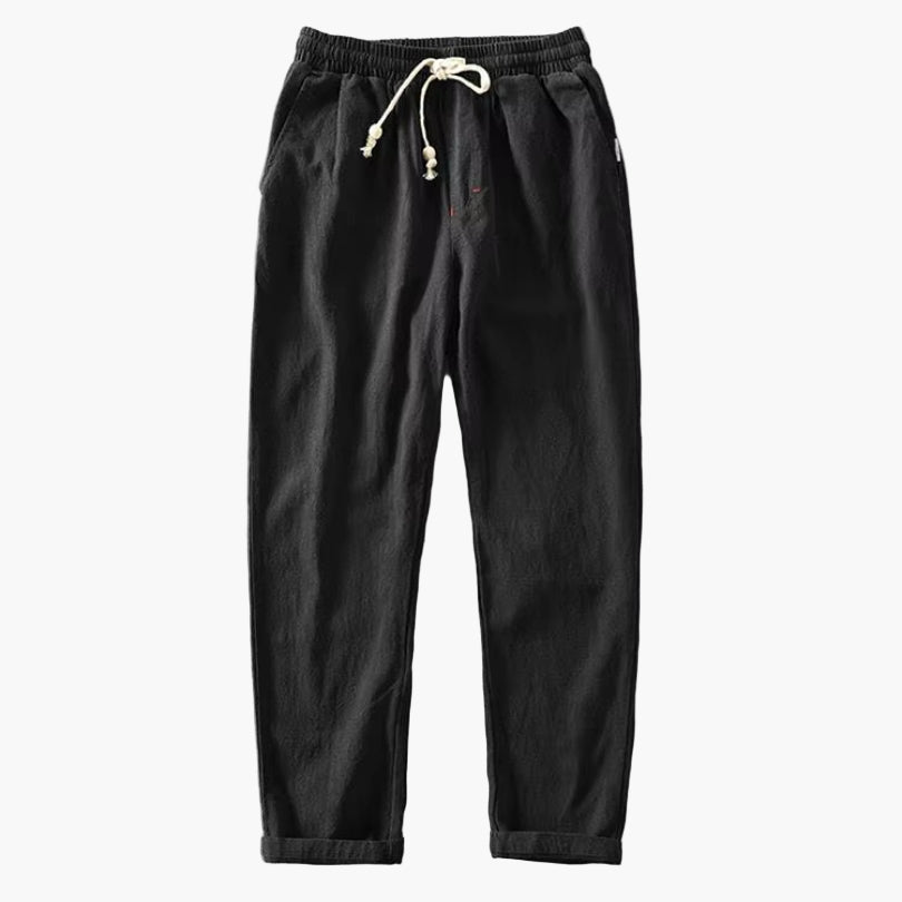 Herrenhose im japanischen urbanen Stil – Gerade, vielseitige Passform
