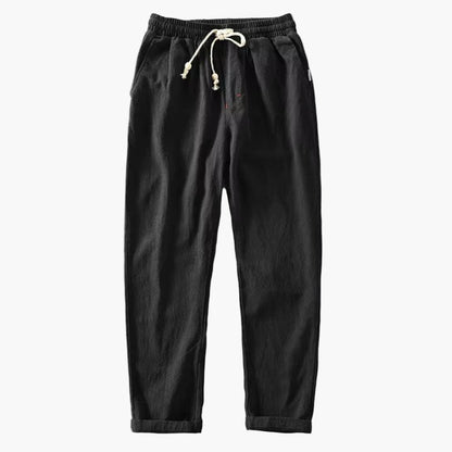 Herrenhose im japanischen urbanen Stil – Gerade, vielseitige Passform