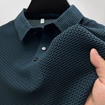 Polo Homme Style Moderne à Manches Courtes Boutonné – Élégance Décontractée pour Toutes Occasions