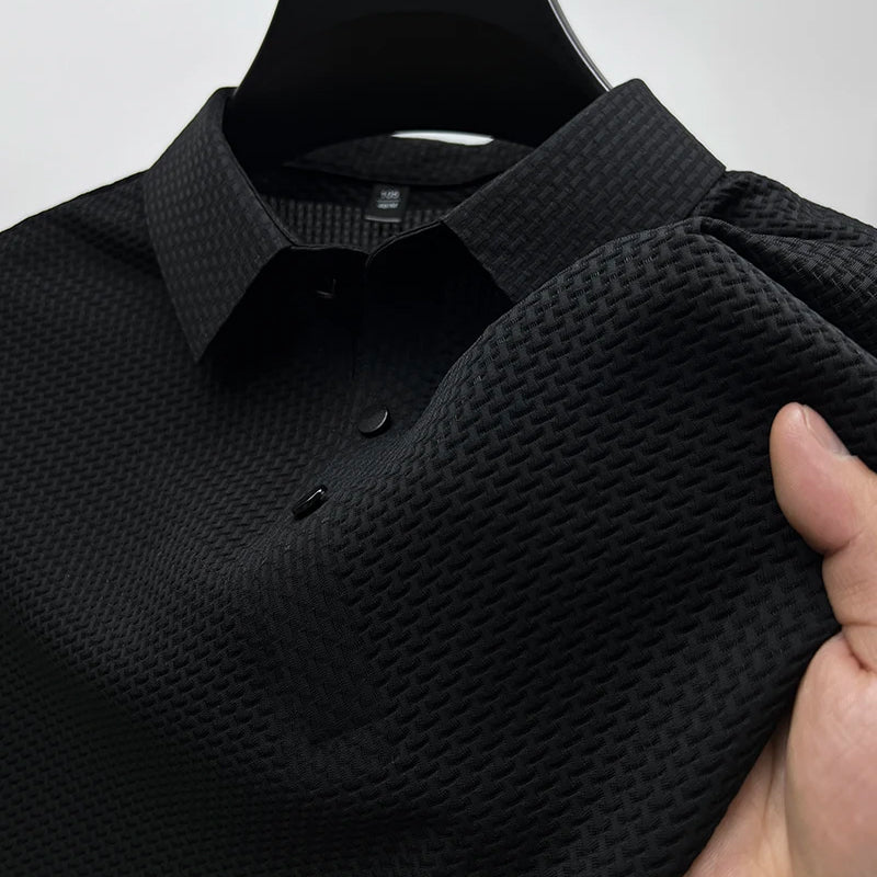 Polo Homme Style Moderne à Manches Courtes Boutonné – Élégance Décontractée pour Toutes Occasions
