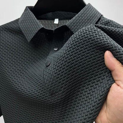 Polo Homme Style Moderne à Manches Courtes Boutonné – Élégance Décontractée pour Toutes Occasions