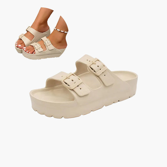 Women's Double Strap Sandals for Everyday Comfort and Beach Style