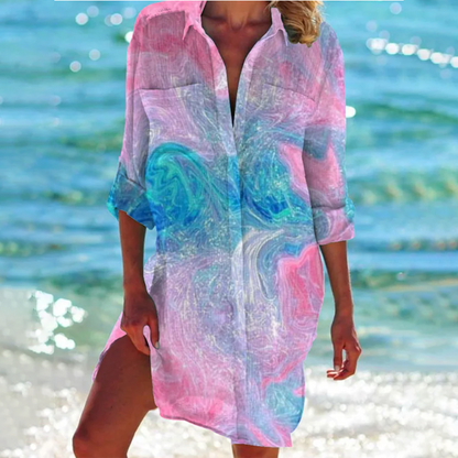 Robe Chemise D'été Élégante