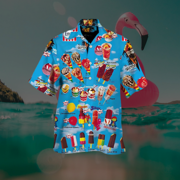 Aloha™ - Sommer Skjorte med Isprint