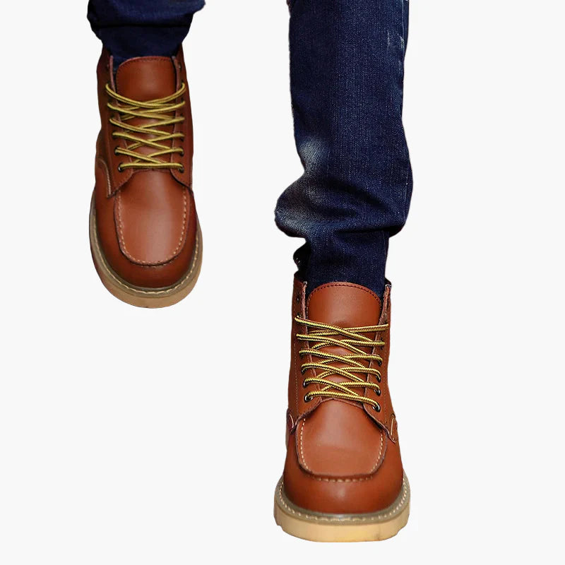 Botas de invierno retro para hombre – Estilo vintage y comodidad diaria