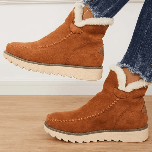 Bottes d'hiver femme style moderne confort chaud pour usage quotidien