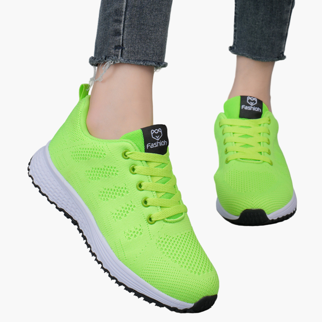Damesports-sneakers med komfort til gåture og fitness i afslappet stil