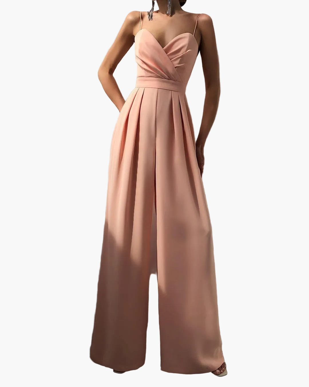 Combinaison Pantalon Large Élégante Femme – Style Chic Quotidien et Soirée