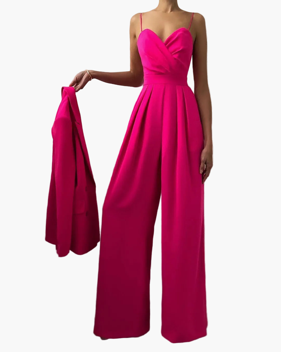 Combinaison Pantalon Large Élégante Femme – Style Chic Quotidien et Soirée