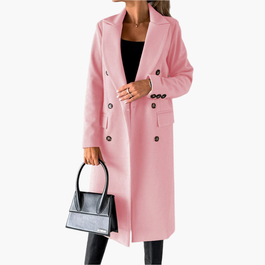 Manteau d'Hiver Élégant pour Femme – Style Long Chic et Polyvalent