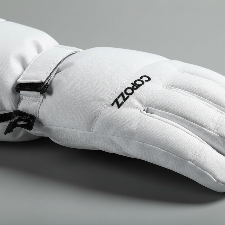 Guantes de esquí de invierno impermeables con correas ajustables - unisex