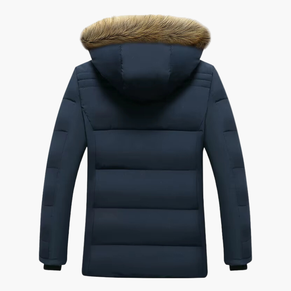 Winterparka für Herren mit Kapuze und Fleece-Futter – Urbaner Stil, warm und wasserdicht