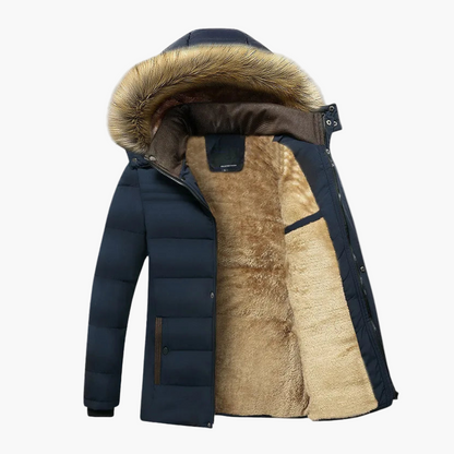Winterparka für Herren mit Kapuze und Fleece-Futter – Urbaner Stil, warm und wasserdicht