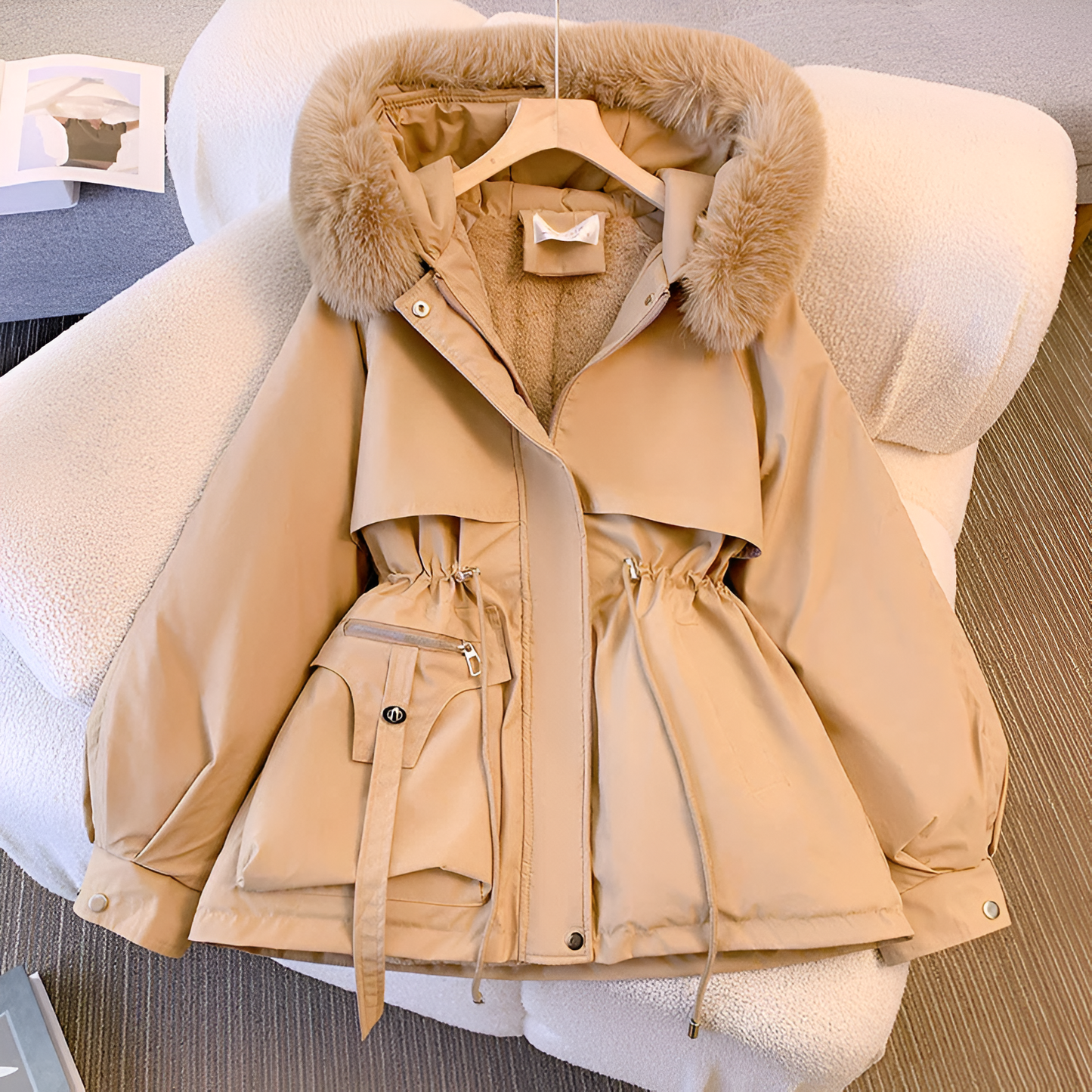 Elegant vinterfrakke til kvinder i varm og trendy parka-stil