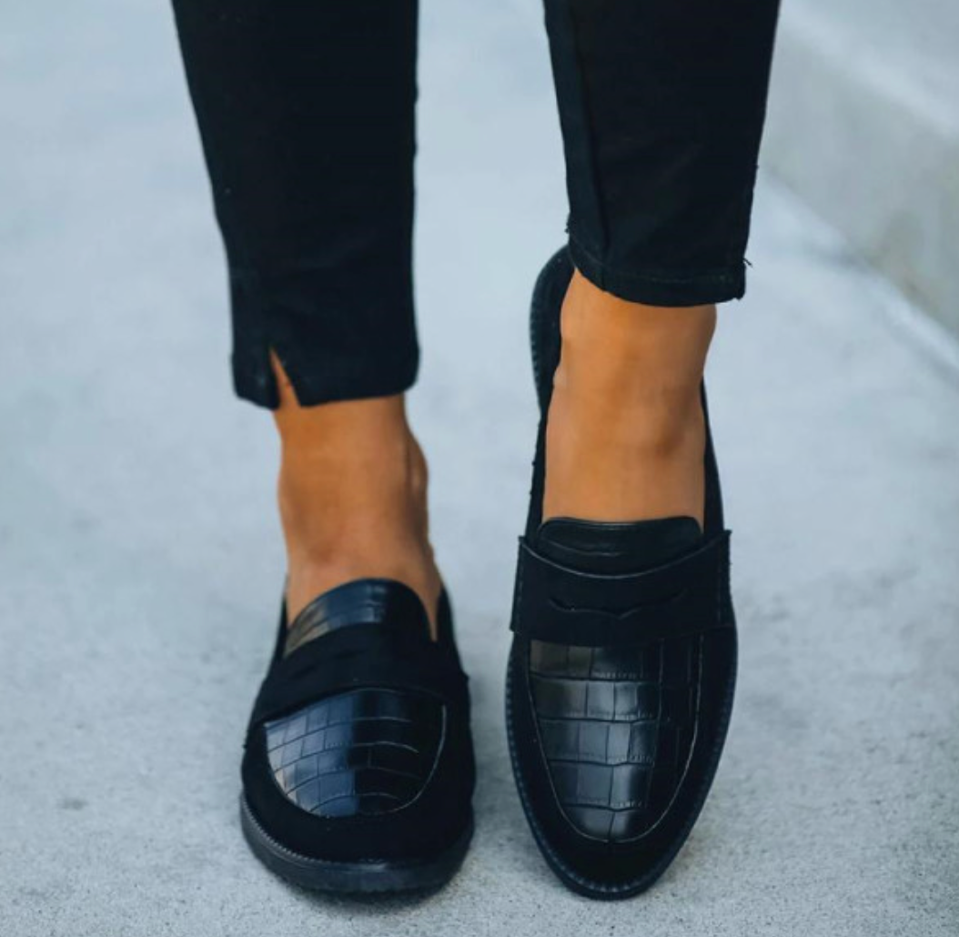 Dames nette schoenen mocassinstijl voor avond en kantoor - Tijdloze elegantie