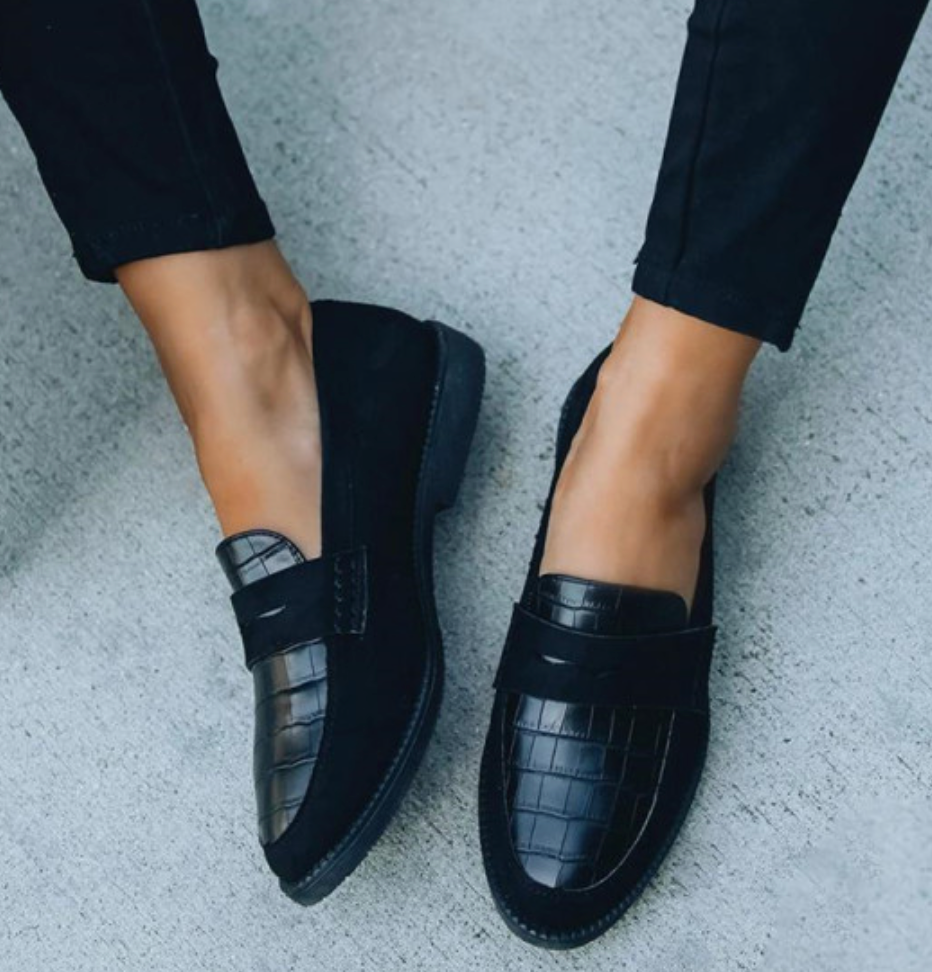 Dames nette schoenen mocassinstijl voor avond en kantoor - Tijdloze elegantie